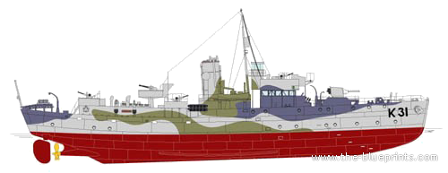 Корабль ORP Swinoujscie [Rocket Boat] - чертежи, габариты, рисунки